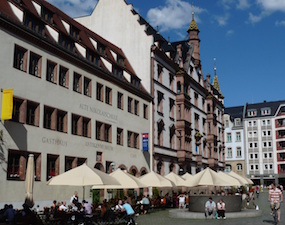 Leipzig, Nikolaikirchhof (lipzi tours)
